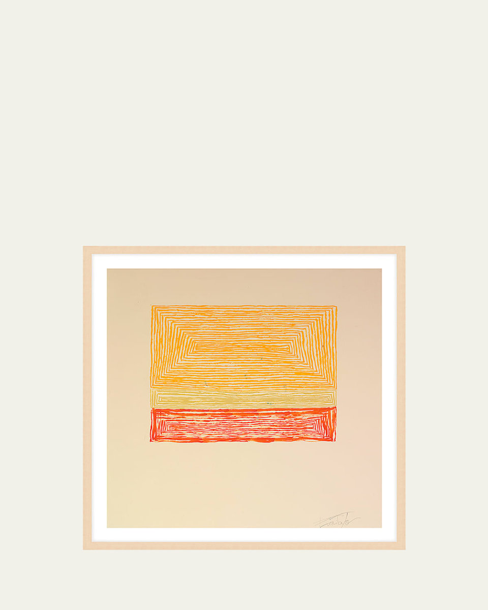 "Yellow With Orange" Print Wall Art by Evan Taylor